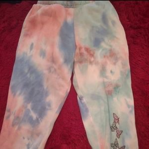 Tie Dye Butterfly Sweatpants